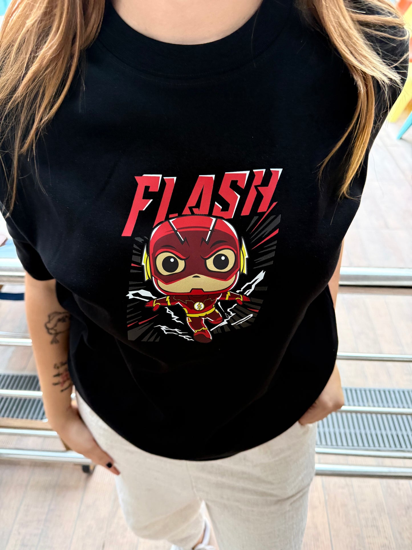 Flash Baskılı Tişört – DC Comics