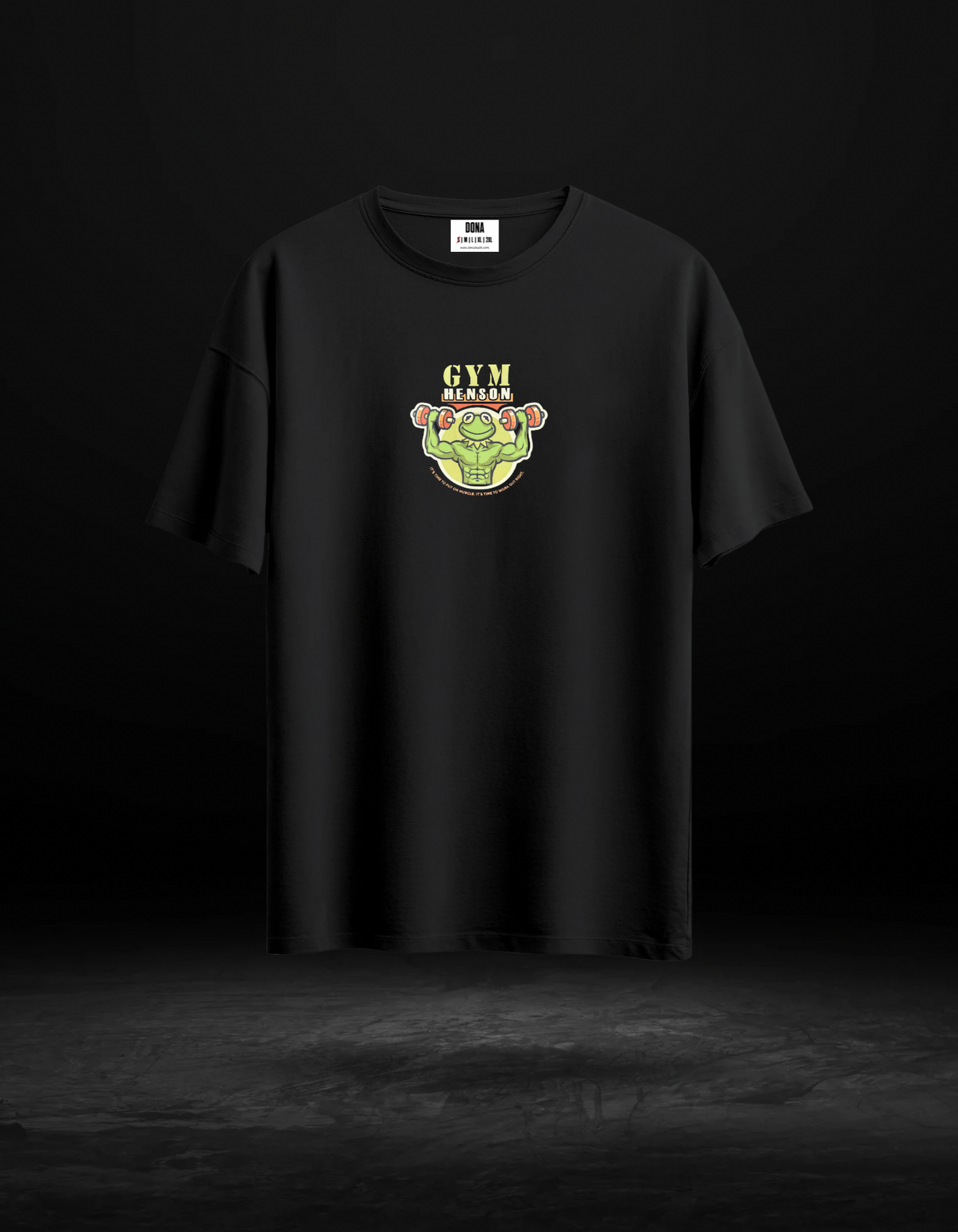 Gym Henson Yazılı Spor ve Streetwear Tişört