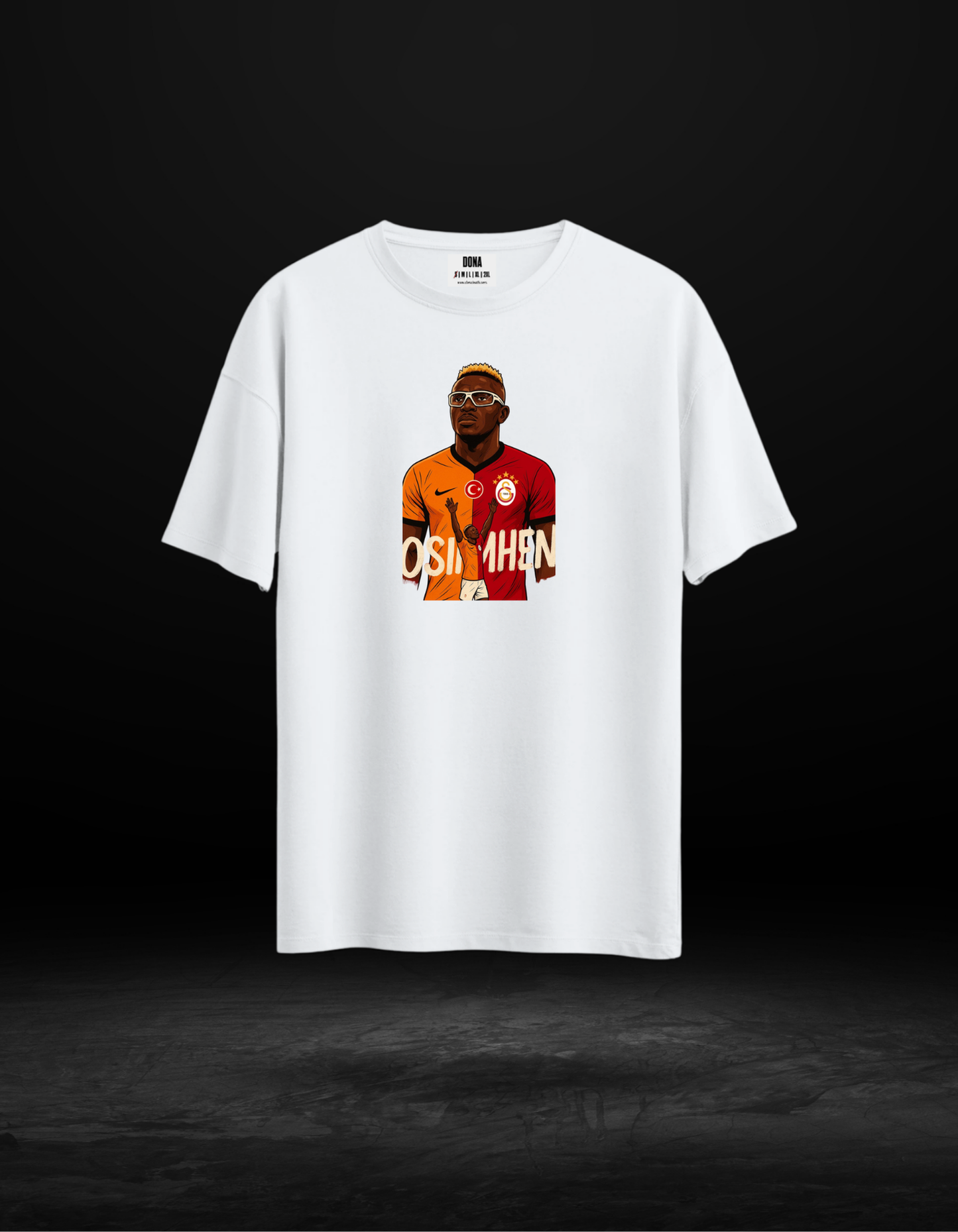 Osimhen 5 Yıldızlı Baskılı Taraftar Tişört