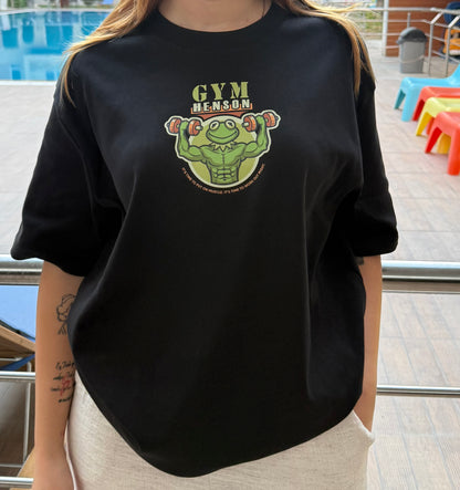 Gym Henson Yazılı Spor ve Streetwear Tişört