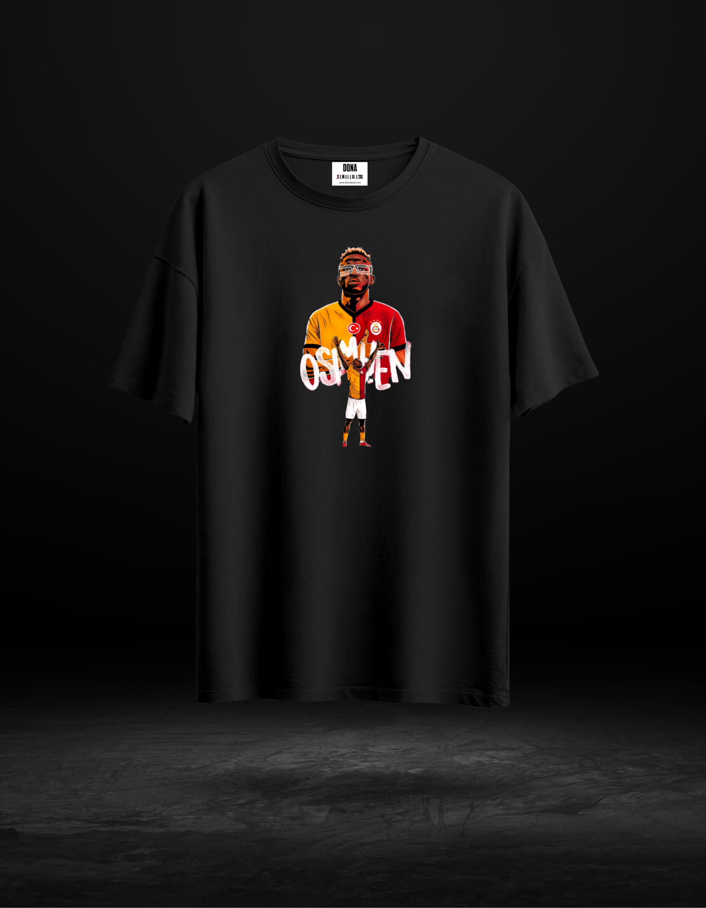 Osimhen Futbolcu Baskılı Taraftar Tişört