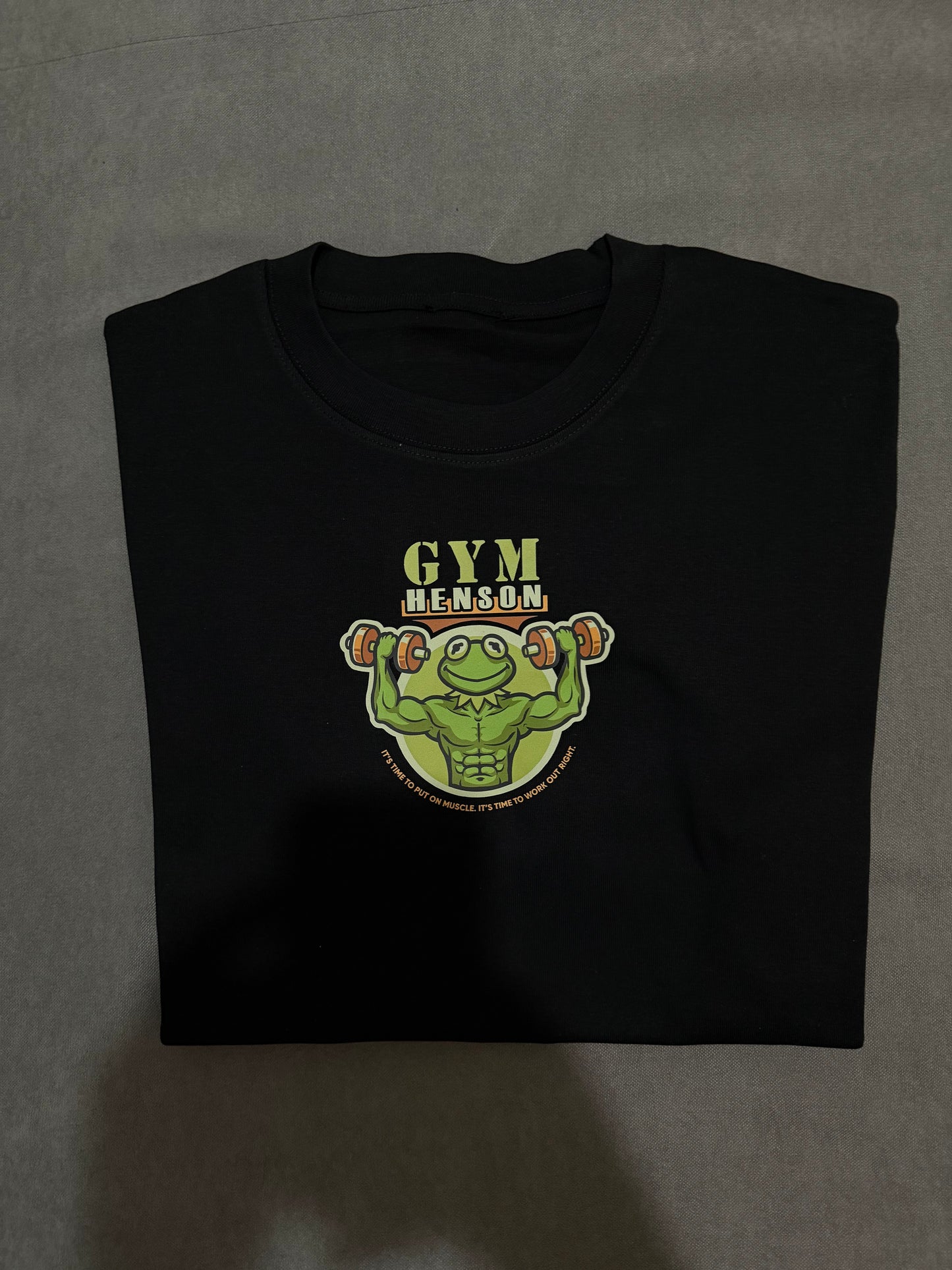 Gym Henson Yazılı Spor ve Streetwear Tişört