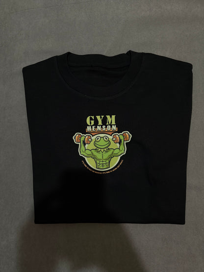 Gym Henson Yazılı Spor ve Streetwear Tişört