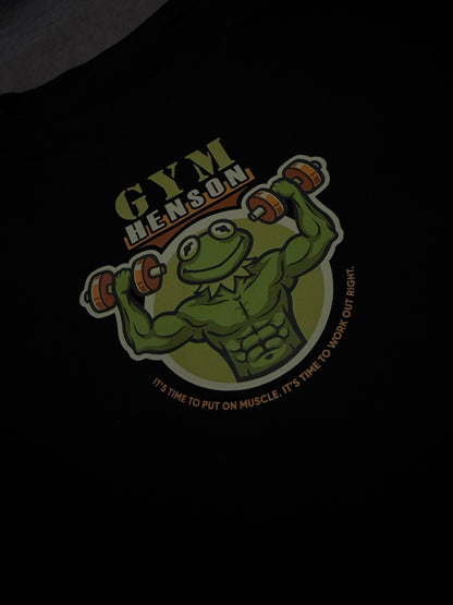 Gym Henson Yazılı Spor ve Streetwear Tişört