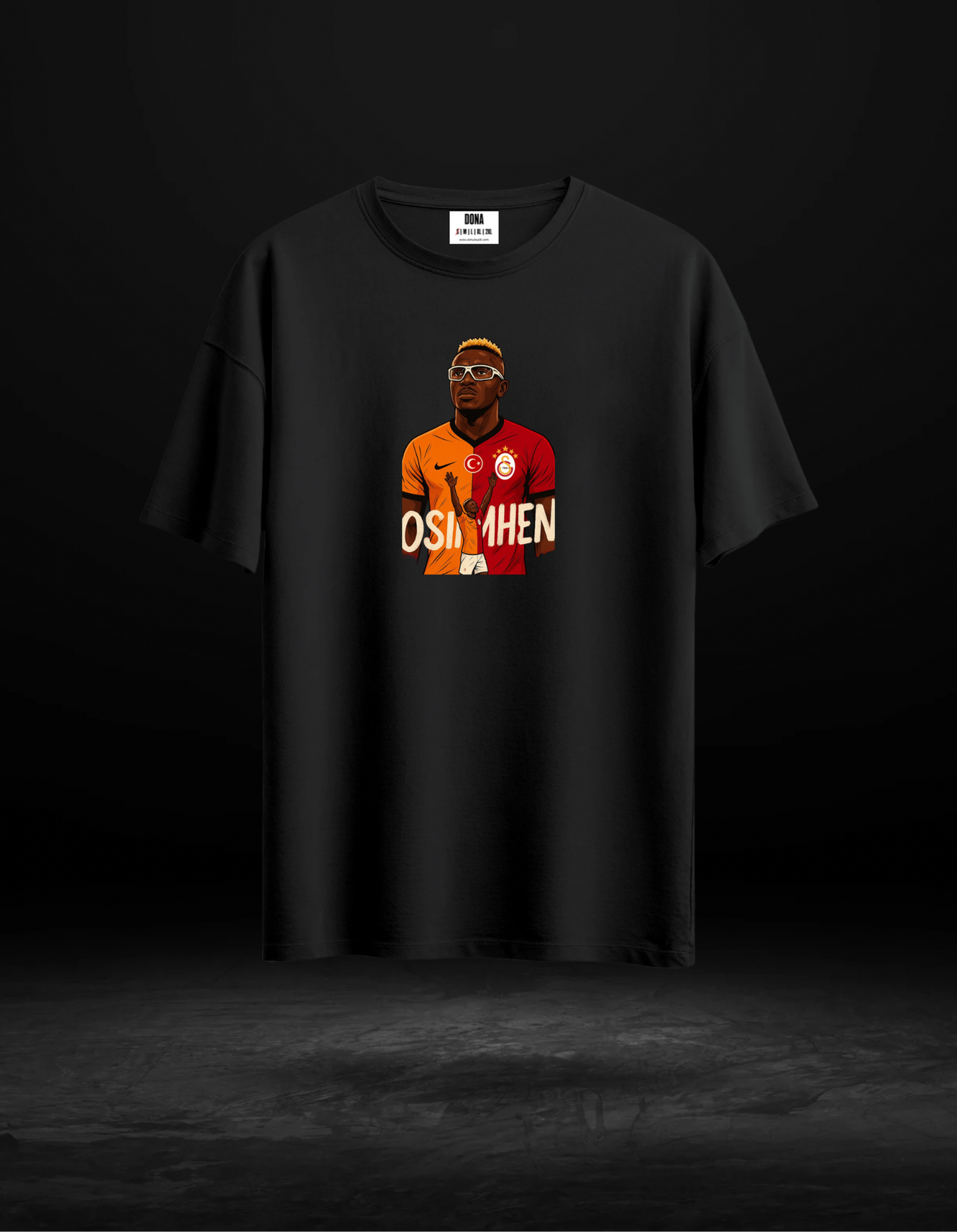 Osimhen 5 Yıldızlı Baskılı Taraftar Tişört