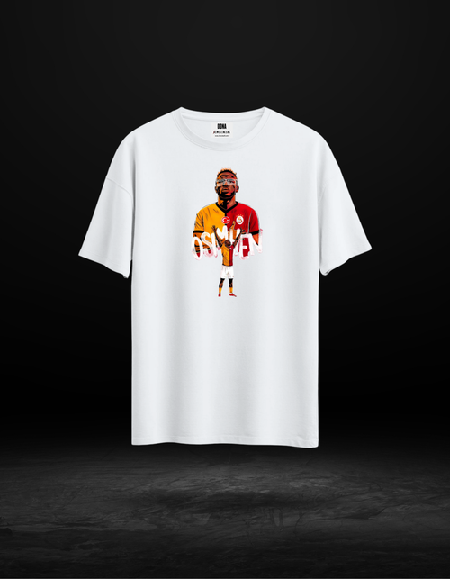 Osimhen Futbolcu Baskılı Taraftar Tişört