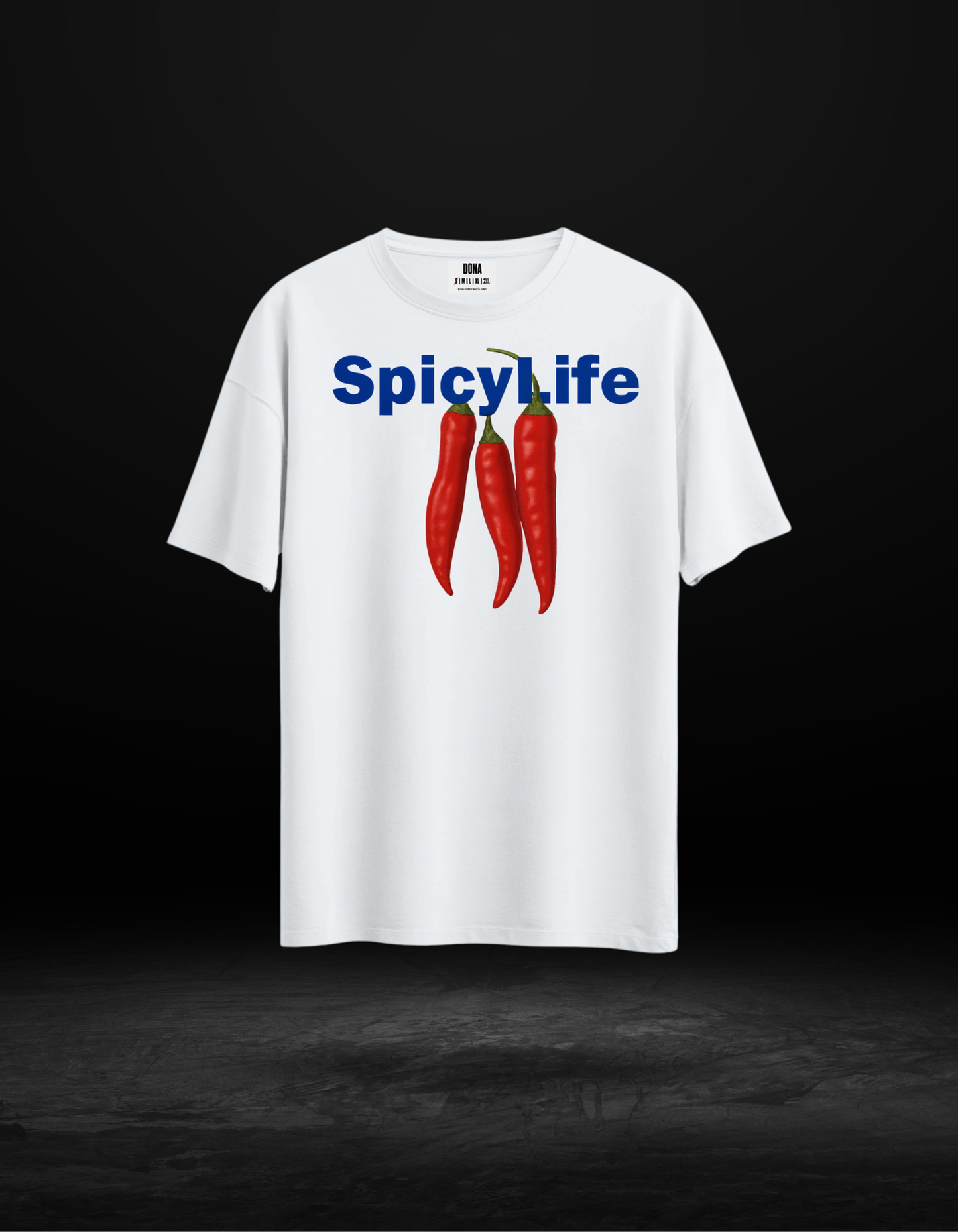 Spicy Life Baskılı Unisex Tişört